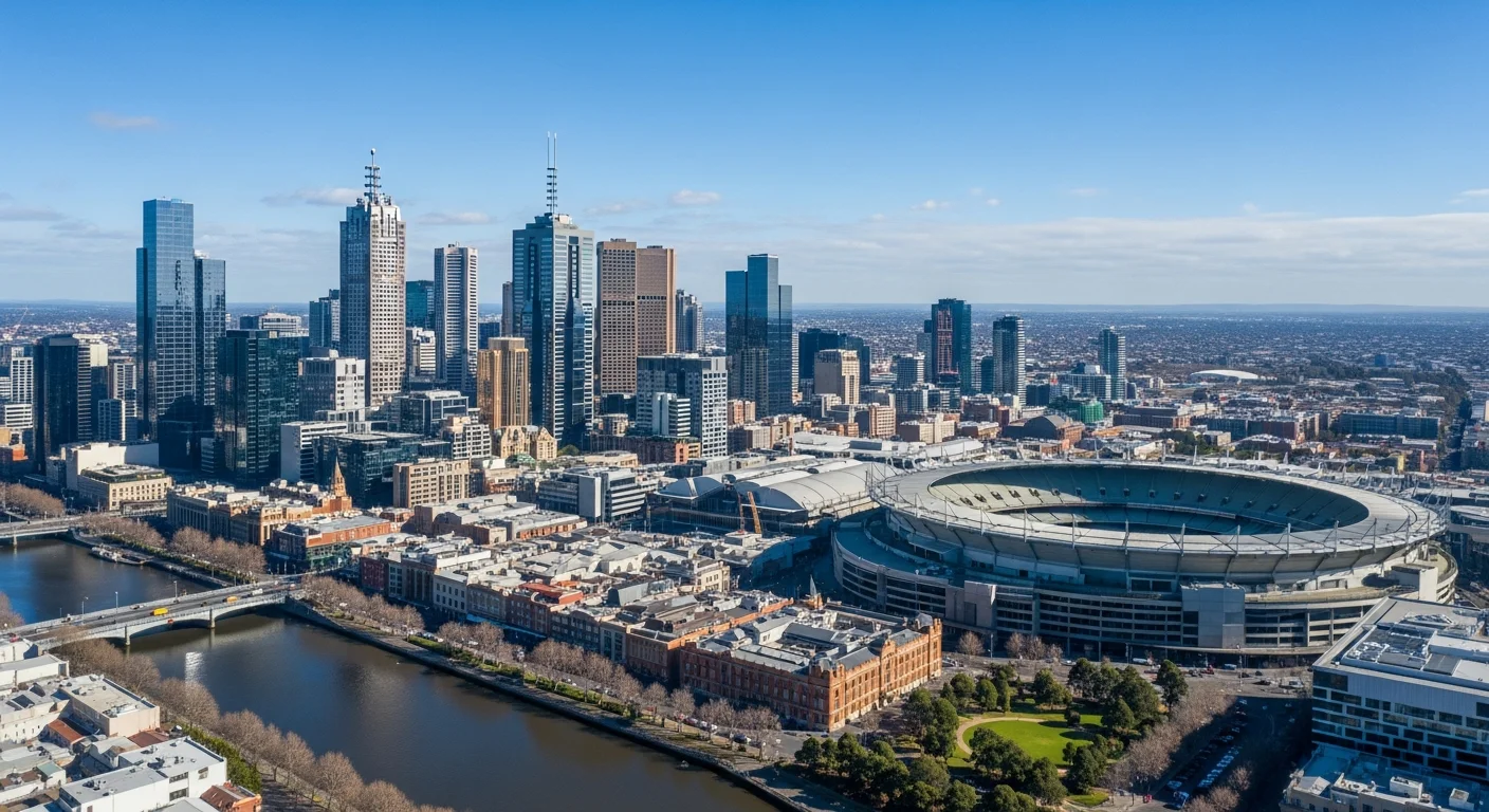 Map of Melbourne Surveying Areas